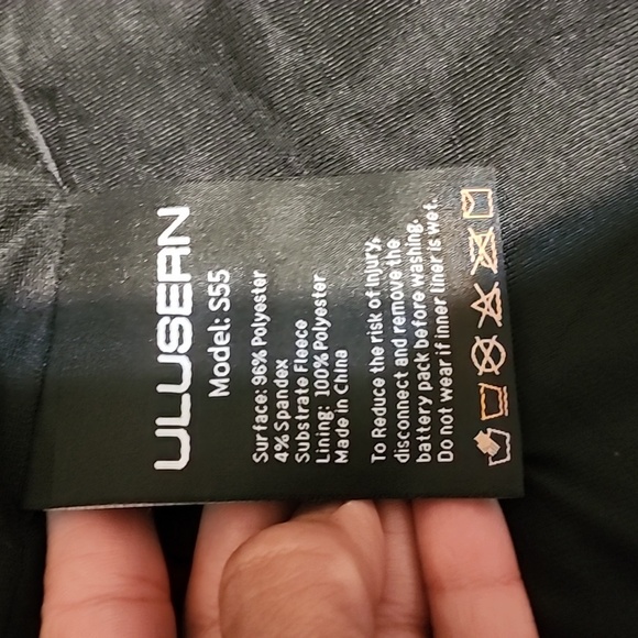 Men's Heated black Jacket Ulusern Size Xl - Picture 10 of 14